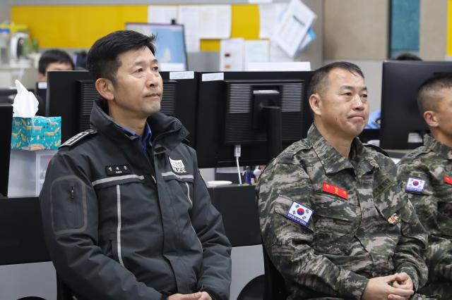 해병대 1사단장이 11일 포항해양경찰서를 방문 포항 지역 해양주권수호를 위해 양 기관 협력 중요성을 강조했다 사진포항해양경찰서