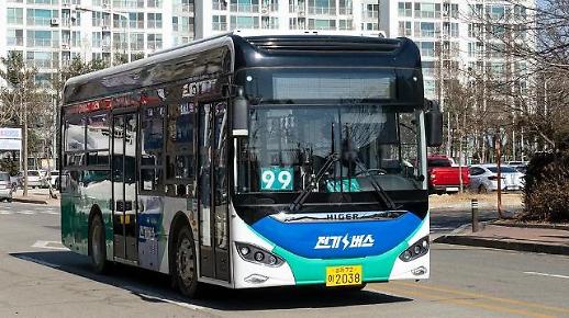 中国电动巴士在韩“抢滩登陆” 市场份额近半增势强劲
