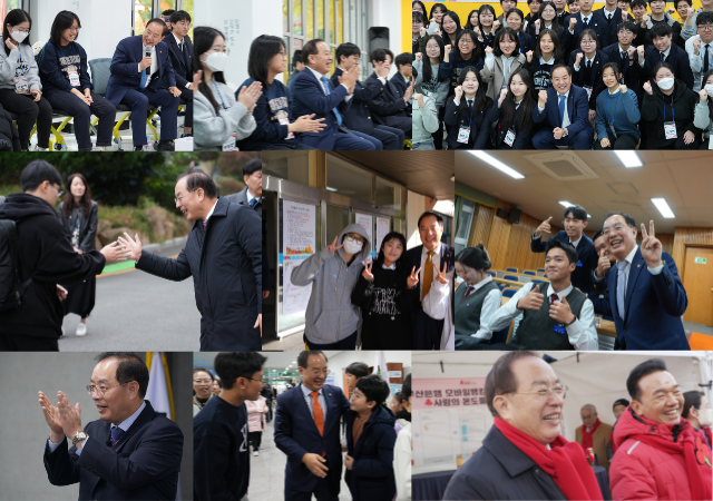 하윤수 부산시 교육감이 15일 오전 10시 부산교육대학교 제1체육관에서 개최된 부산광역시교육감배 학생 스포츠클럽 에어로빅 힙합·전국 학생 스포츠클럽 힙합대회 현장을 직접 찾았다 사진부산교육청