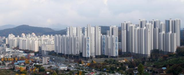 처인구 역북지구 아파트 밀집지역사진용인시