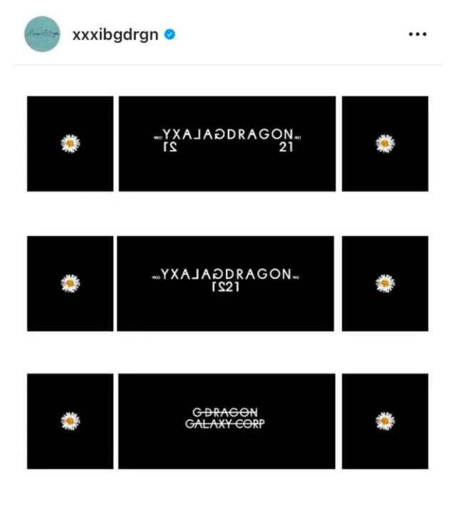 Ảnh chụp màn hình bài đăng trên tài khoản Instagram chính thức của G-Dragon ẢnhCap màn hình