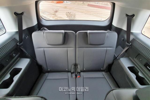 현대차 싼타페 3열 좌석사진성상영 기자