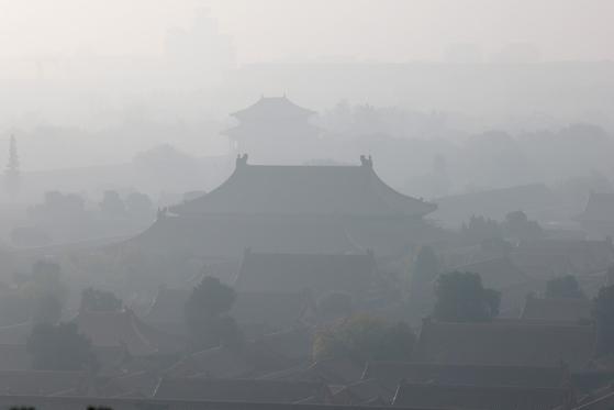 스모그로 뒤덮인 중국 자금성 사진EPA 연합뉴스