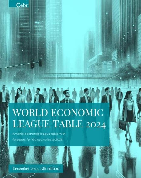 영국 경제경영연구소 세계 경제 리그테이블 2024 사진연합뉴스
