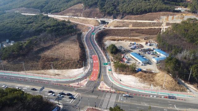 국도대체우회도로 신경주역효현동 24㎞ 구간 모습 사진경주시