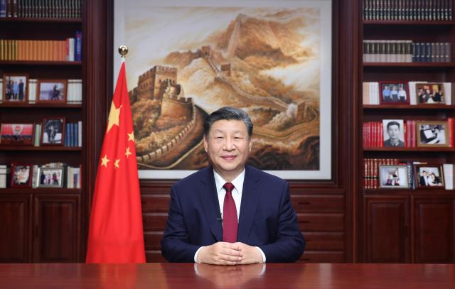 신년사를 전하고 있는 시진핑 중국 국가주석사진신화통신연합뉴스