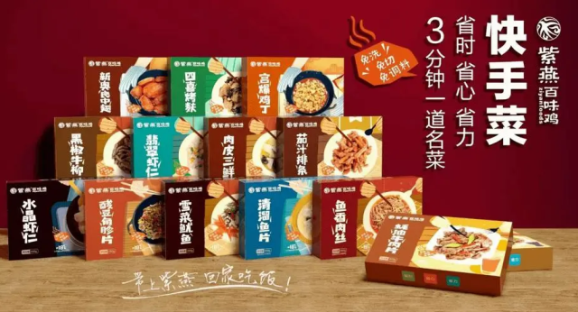 중국 닭요리 프랜차이즈 쯔옌바이웨이지紫燕百味鸡가 출시한 밀키트 시리즈사진쯔옌바이웨이지 제공