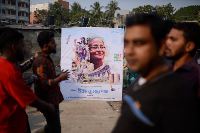 7일현지시간 방글라데시 수도 다카의 한 투표소 모습이다 사진연합뉴스