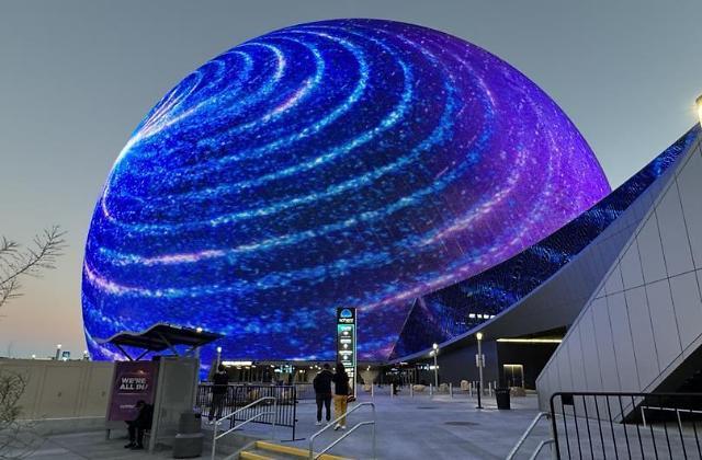 MSG Sphere - Nhà hát hình cầu lớn nhất thế giới ẢnhYonhap News