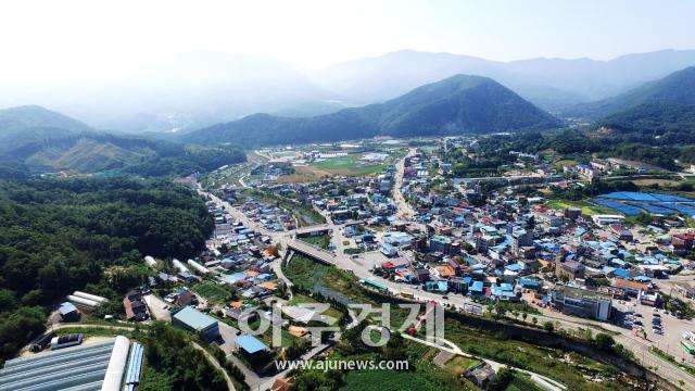 강원 화천군 사내면 시내 전경사진화천군