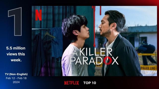 Crime thriller A Killer Paradox tops Netflixs weekly non-English series chart