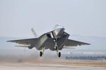 Turkish Embassy in Seoul celebrates test flight of homemade 5th-gen fighter jet