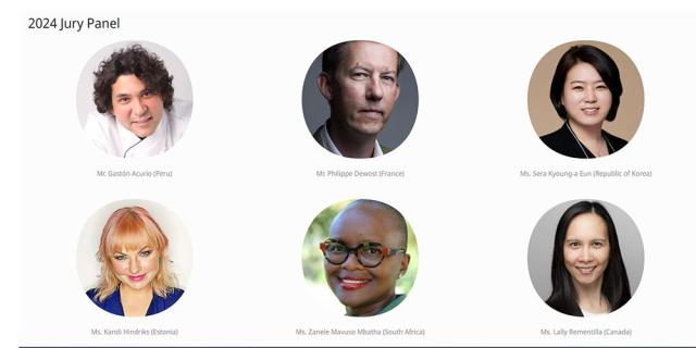 WIPO Global Awards 2024 국제심사위원단International Jury Panel 사진WIPO 홈페이지