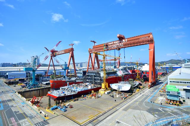 韩国造船业2月订单量超预期 完成年目标近四成