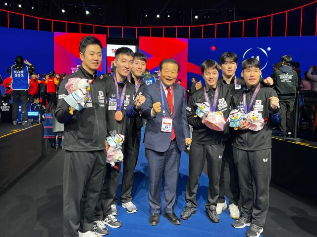 【世乒赛】韩国男团获得铜牌
