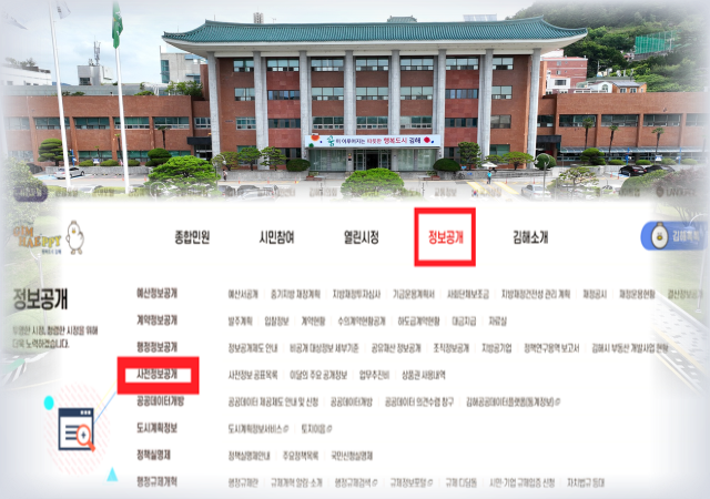 김해시는 행정안전부의 ‘2023년 정보공개 종합평가’에서 최우수 등급을 달성했다 사진김해시