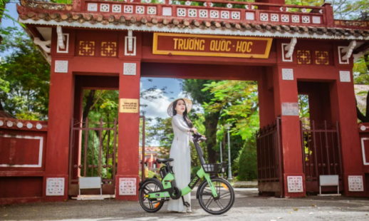 Gbike bắt đầu cung cấp dịch vụ xe đạp điện công cộng tại Huế