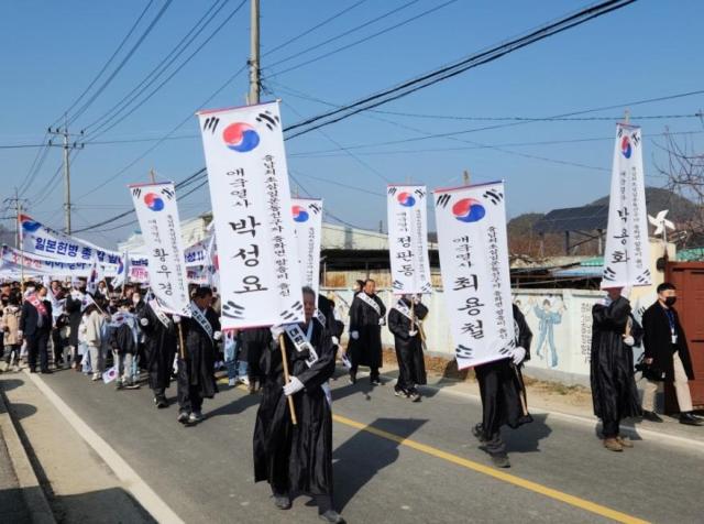 충남 최초 31운동사진부여군