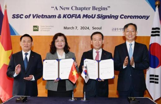 Hiệp hội Đầu tư Tài chính Hàn Quốc ký kết thỏa thuận kinh doanh với Ủy ban Chứng khoán Nhà nước Việt Nam