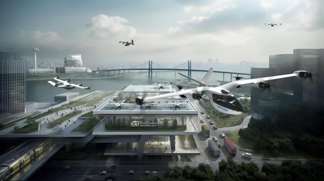 한국항공우주산업KAI의 미래비행체AAV 이미지사진한국항공우주산업