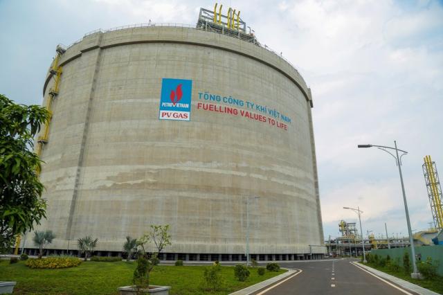 티바이 LNG 터미널 내 LNG 탱크 사진베트남통신사