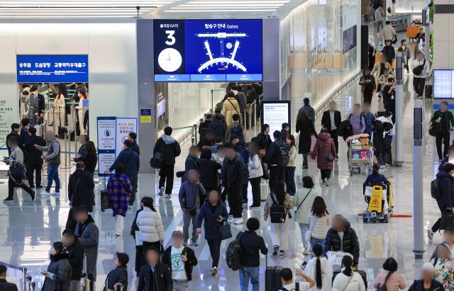 지난 2월 29일 인천국제공항 제1여객터미널의 모습 사진연합뉴스