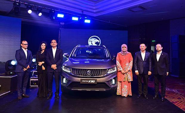 프로톤 홀딩스는 방글라데시에서 SUV ‘X90’ 발표회를 개최했다 2월 29일 다카 사진프로톤 홀딩스 제공