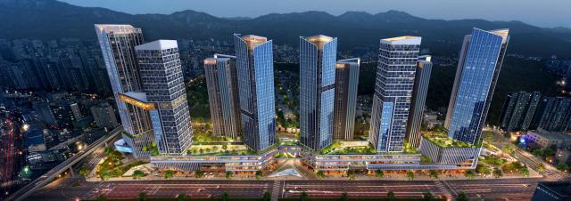현대건설이 수주한 경기 성남중2구역 투시도 이미지현대건설