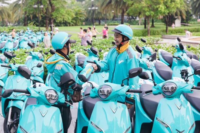 2023년 9월 29일 사인SM 오토바이 택시Bike 호찌민시 서비스 출범식 사진베트남통신사