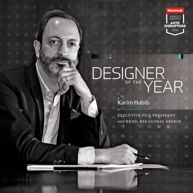 ‘올해의 디자이너’ 부문에 선정된 기아 글로벌디자인담당 카림 하비브 부사장 사진기아