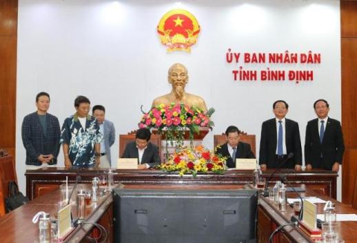 Tỉnh Bình Định thành công thu hút đầu tư từ doanh nghiệp Hàn Quốc···Ký kết 5 dự án với Công ty TNHH MNK Việt Nam