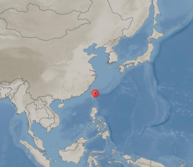 대만 화롄현 해역에서 규모 7.2 지진 발생