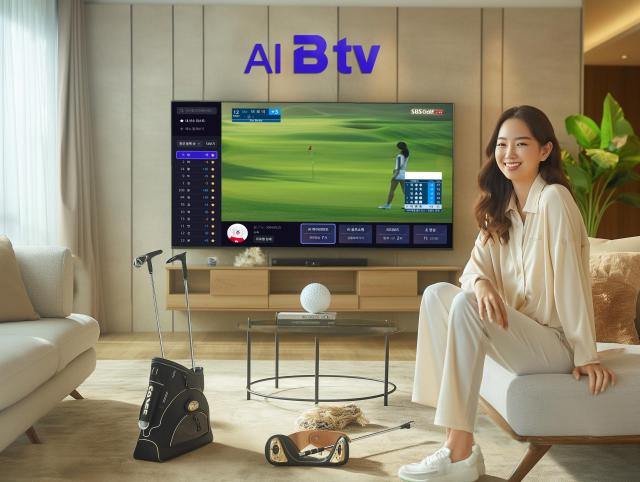B tv AI 골프 론칭… AI가 골프 중계를 더욱 재미있게 만들다 사진SK브로드밴드