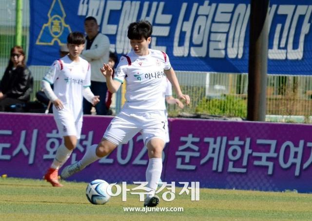 지난해 4월 화천에서 개최된 ‘행복교육도시 화천 2023 춘계 한국여자축구연맹전사진화천군