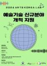 아트코리아랩, 예술기술 신규분야 개척 지원 공모