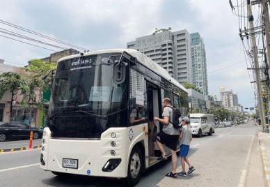 [NNA] 태국 레버, 방콕에서 비야디 EV 버스 시운전