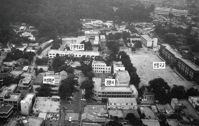 1989년까지 경기도립병원 신풍초등학교 등으로 사용된 화성행궁사진수원시