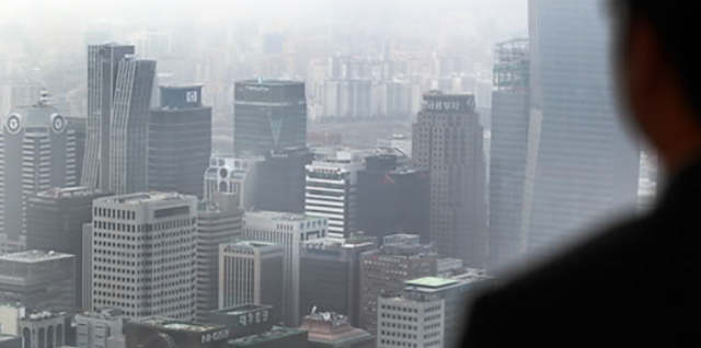 서울 여의도 63빌딩에서 바라본 증권가 전경 사진연합뉴스
