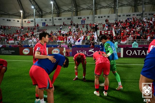 Korean footballers lose to Indonesia in the penalty shootout  Yonhap