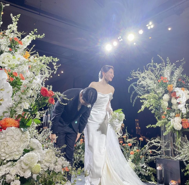 이선영 아나운서가 결혼식을 올렸다 사진이선영 아나운서 SNS