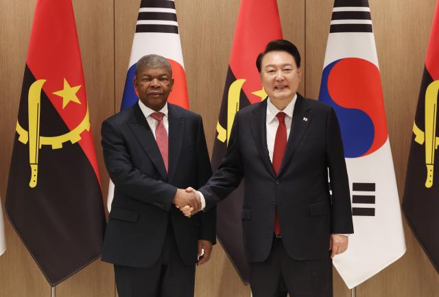 尹, 앙골라 대통령과 에너지·방산 협력 확대 합의