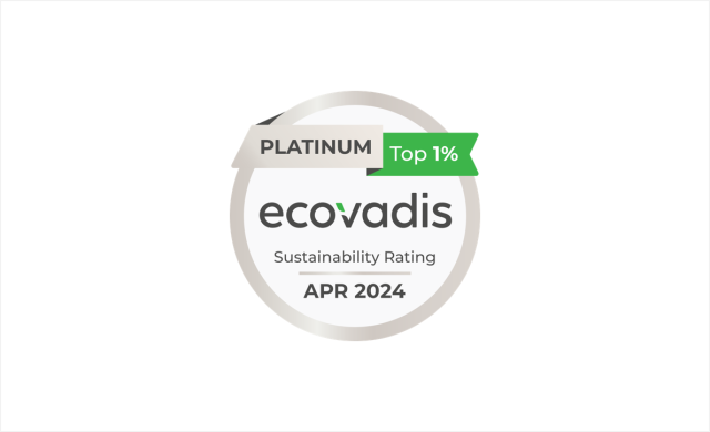 에코바디스가 인증하는 ESG 경영평가 플래티넘 등급 사진HMM