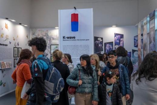 Korean webtoons make splash at Italian fair