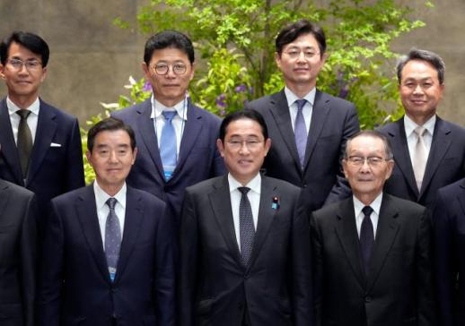 韓 경제단, 기시다 日 총리 면담… 한일 경제협력 논의