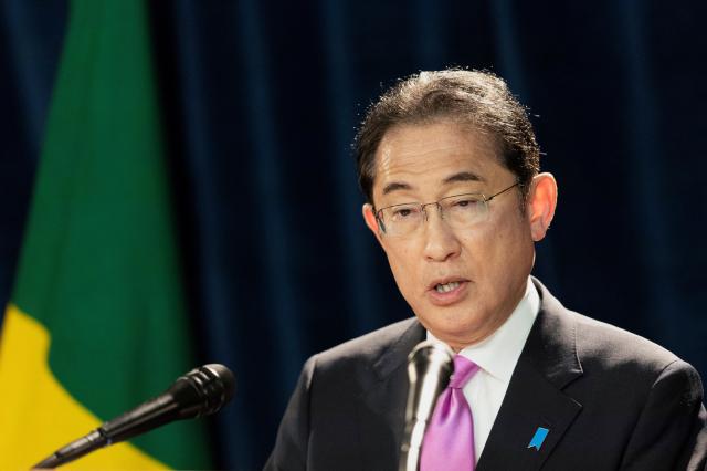기시다 후미오 일본 총리사진로이터연합뉴스