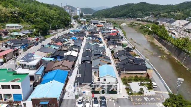 영월군 한반도면 쌍용2리 전경사진영월군