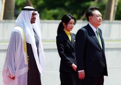 [포토] UAE 대통령 국빈 방한 공식 환영식