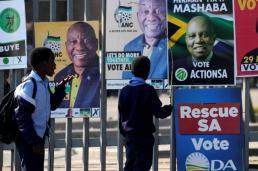 남아공 총선 시작, 만델라당 위기 
