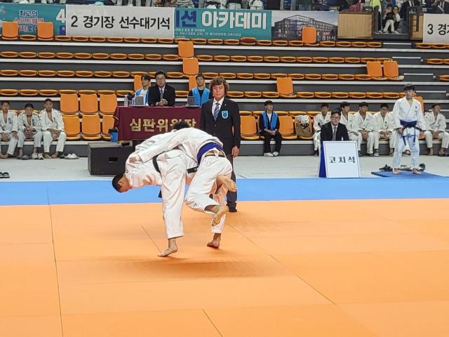 유도경기 모습사진경산시