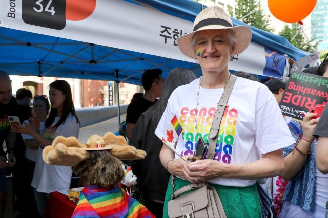 Colin Crooks the British Ambassador to the Republic of Korea poses for a picture at the Seoul Queer Festival held in central Seoul on June 1 AJU PRESS Kim Dong-woo